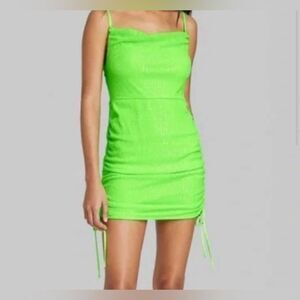 Wild Fable Green Sequin Dress size small